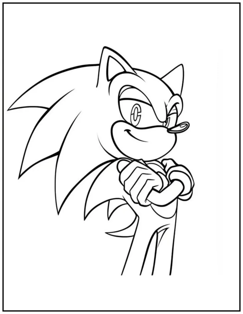 Sonic stands