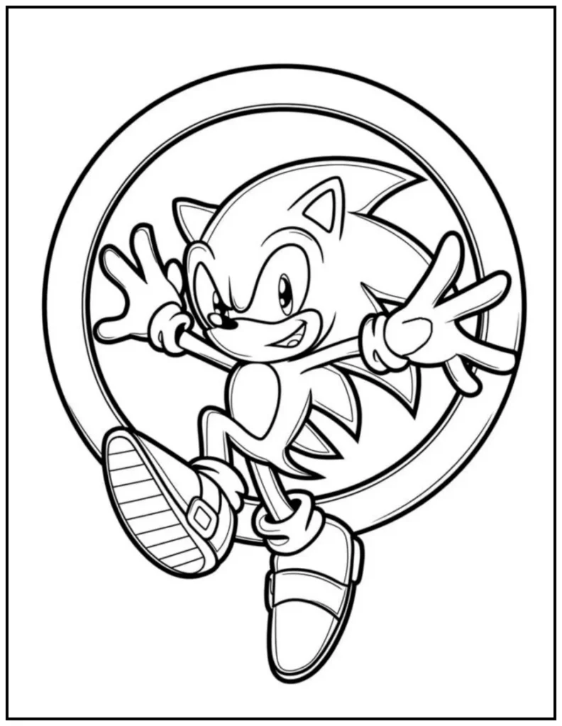 Sonic’s leaping
