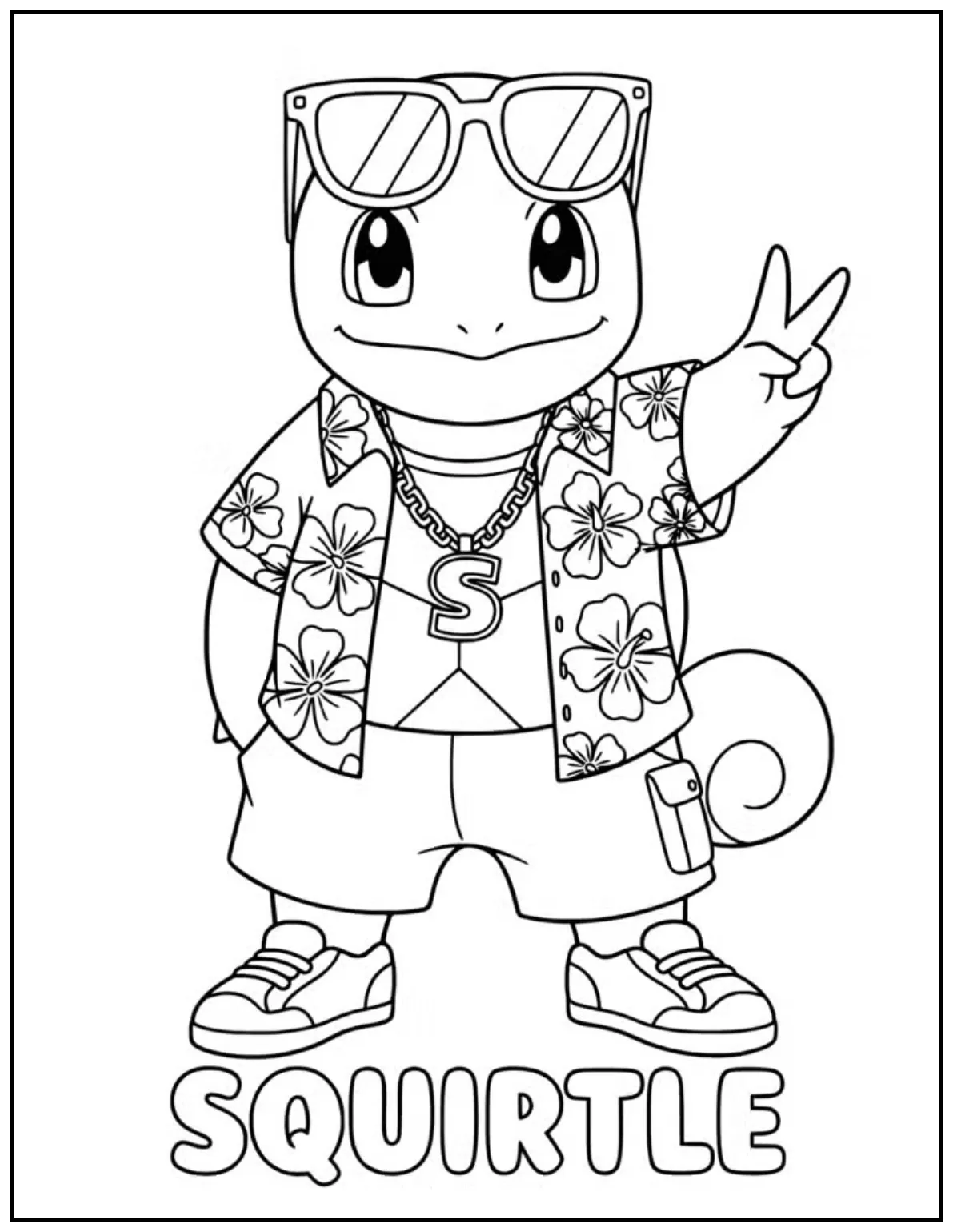 Squirtle with shirt