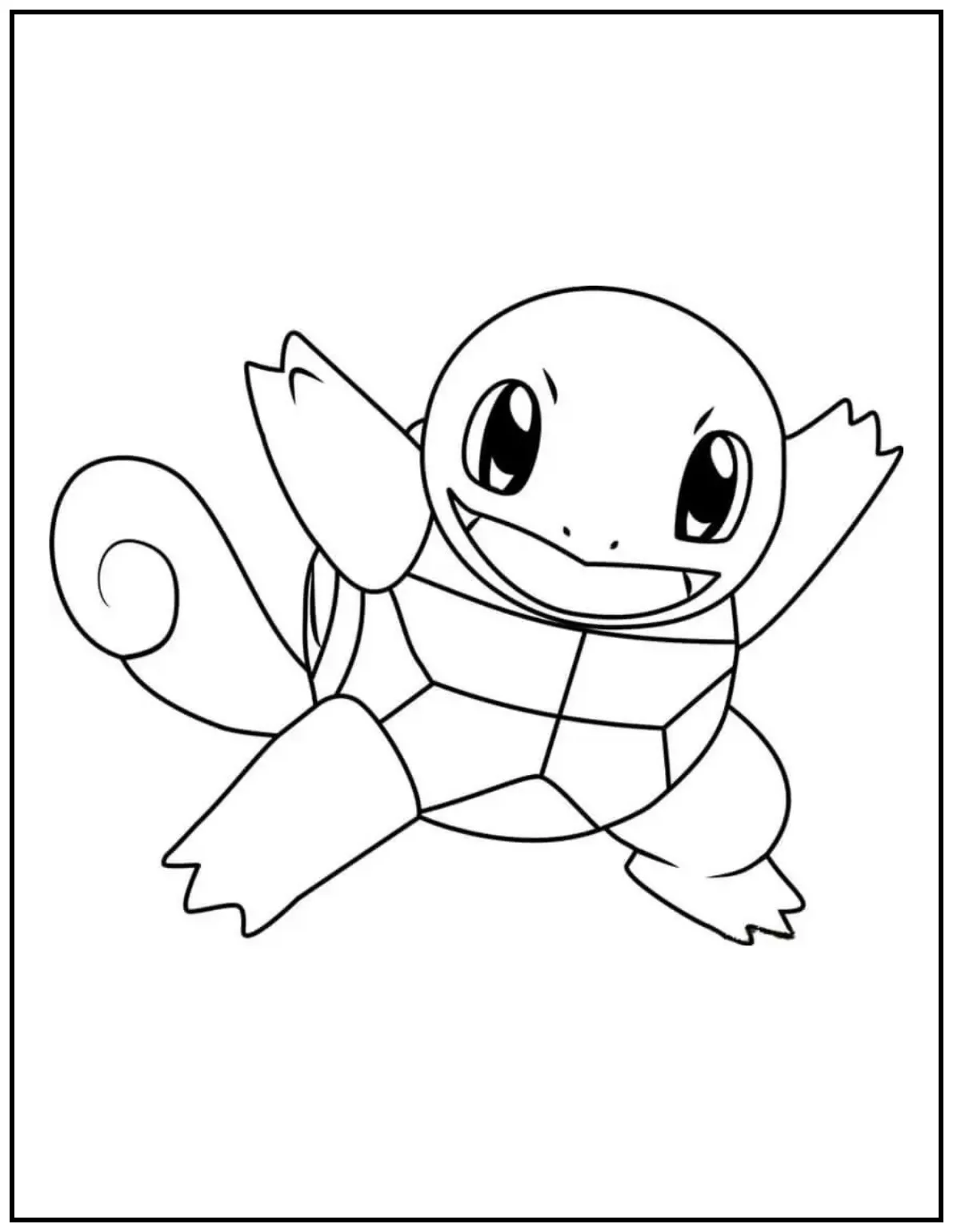 Squirtle jumps