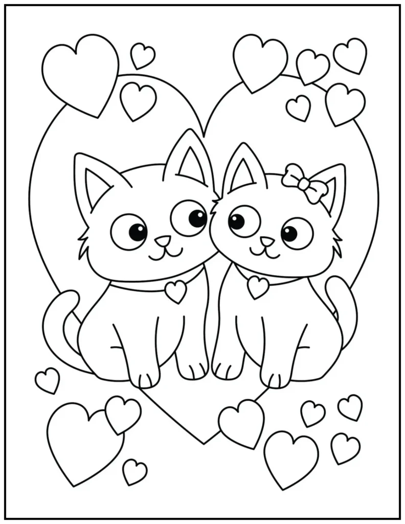 Two Cats Share a heartwarming bond