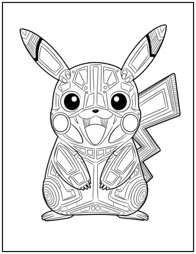 futuristic Pikachu