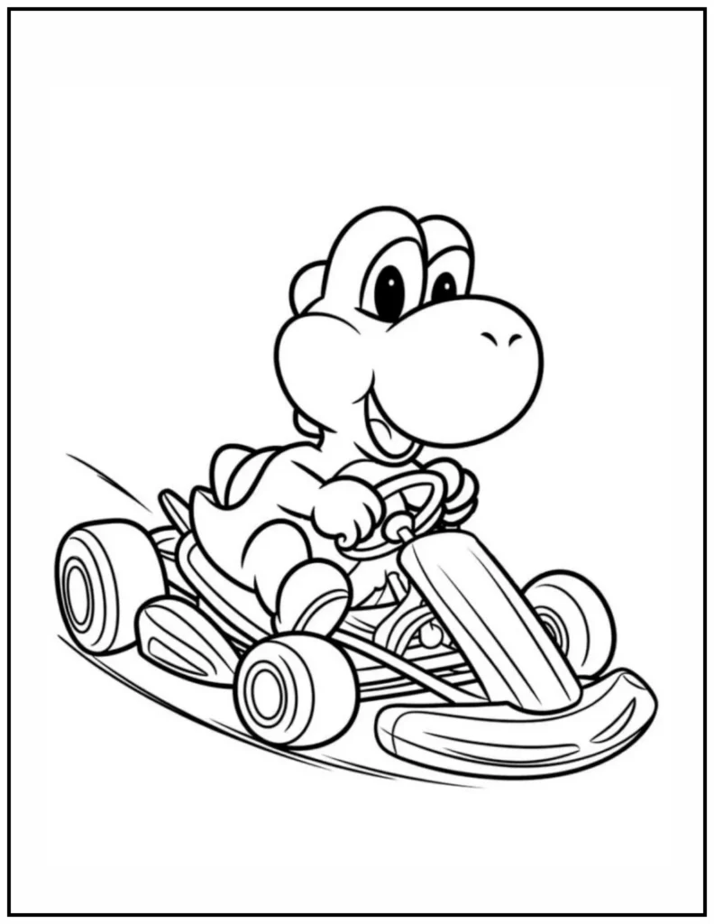 Yoshi on track