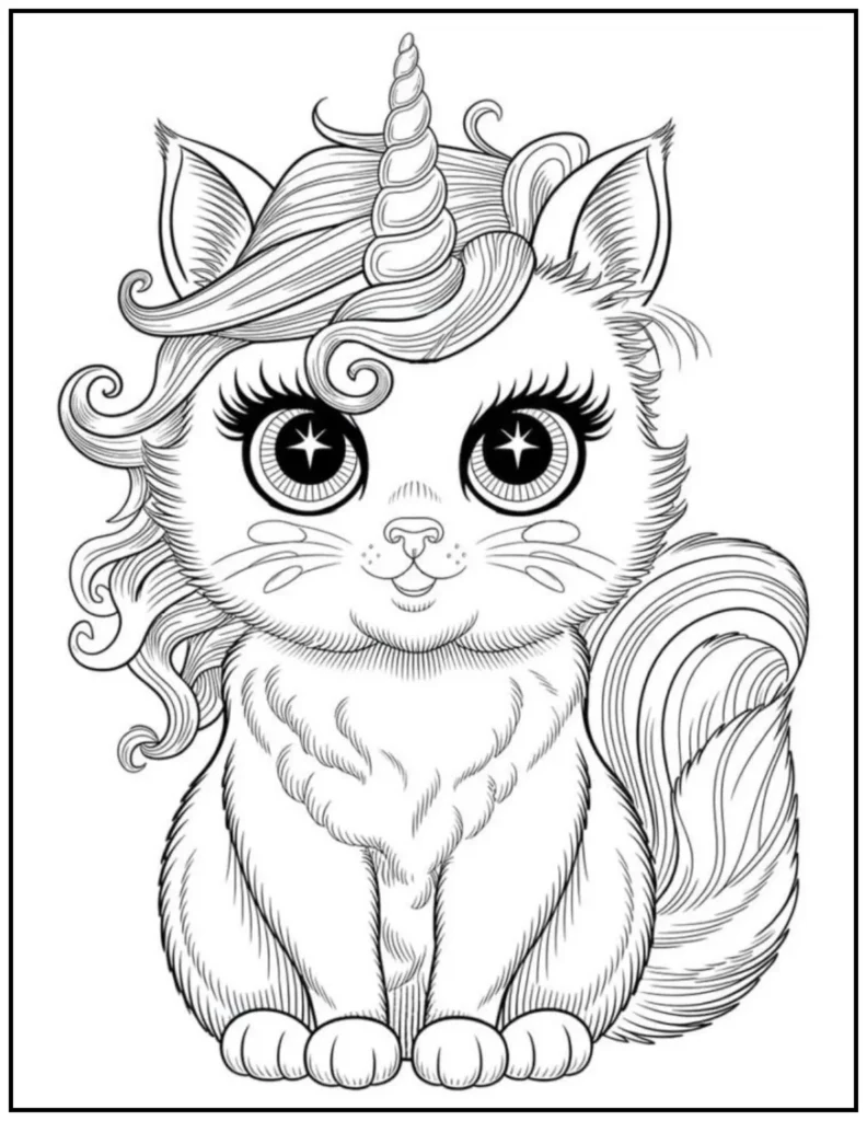 cat with big eyes